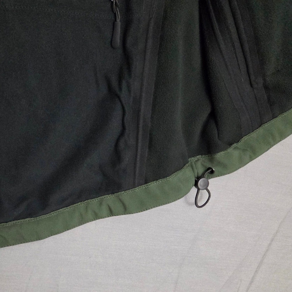 BAERSkin Tactical Softshell Jacket Hoodie Green Fleece Lined Men's L Patches - Picture 9 of 9